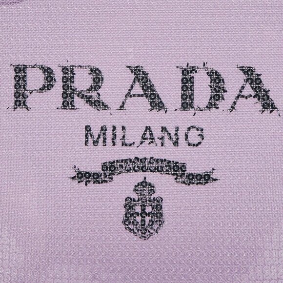 Prada Purple Sequin Mesh and Leather Small Tote Bag - Picture 7 of 11